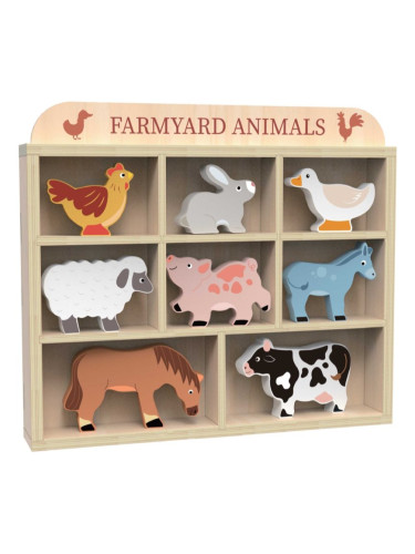 Dvěděti Farmyard Animals комплект играчки 3y+ 8 бр.