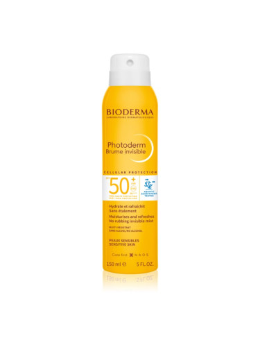Bioderma Photoderm Brume Invisible мъгла за тен в спрей SPF 50+ 150 мл.