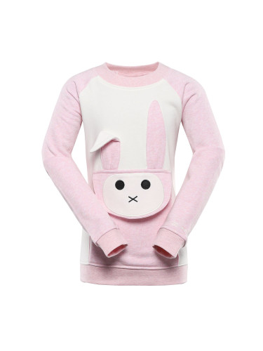 Children's sweatshirt ALPINE PRO KOLRO roseate spoonbill variant pa