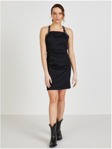 Black Women's Backless Sheath Dress Calvin Klein Jeans - Women