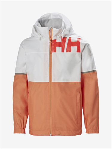 White-apricot girls' light jacket HELLY HANSEN - Girls