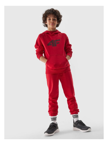 4F jogger sweatpants for boys - red