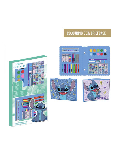 COLOURING STATIONERY SET BOX STITCH