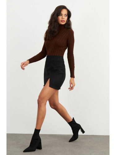 Cool & Sexy Women's Black Cachet Mini Skirt KN55
