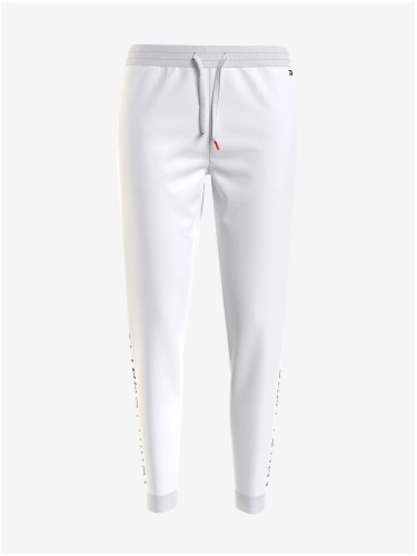 White women's sweatpants with Tommy Hilfiger inscription