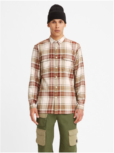 Levi's Brown Men's Plaid Shirt - Men's®