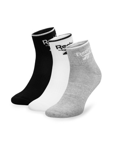 Reebok Комплект 3 чифта дълги чорапи мъжки R0362-SS24 (3-pack) Цветен