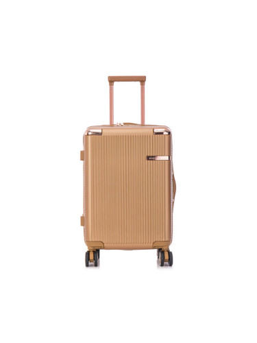 Semi Line Самолетен куфар за ръчен багаж T5663-3 Златист