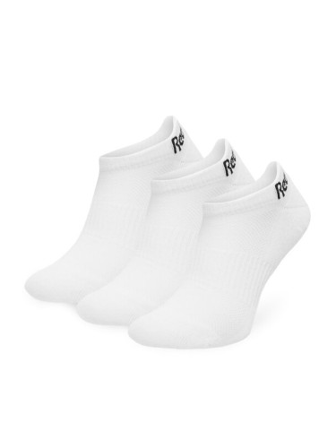 Reebok Комплект 3 чифта къси чорапи унисекс R0356P-SS24 (3-pack) Бял