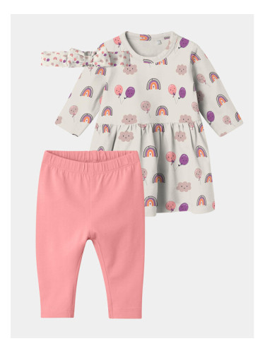 NAME IT Комплект рокля и клин Vandora 13230046 Цветен Regular Fit