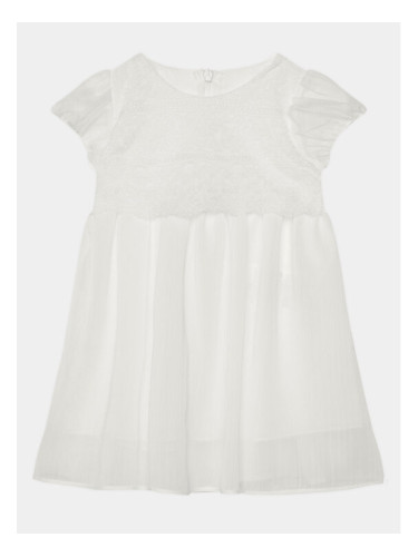 Coccodrillo Елегантна рокля WC4128205EBG Бял Regular Fit
