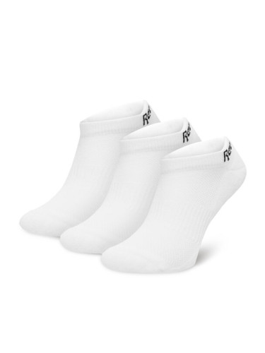 Reebok Комплект 3 чифта къси чорапи унисекс R0356-SS24 (3-pack) Бял