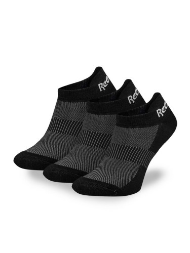 Reebok Комплект 3 чифта къси чорапи унисекс R0356P-SS24 (3-pack) Черен