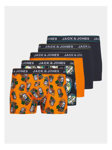 Jack&Jones Комплект 5 чифта боксери Skull 12251417 Цветен