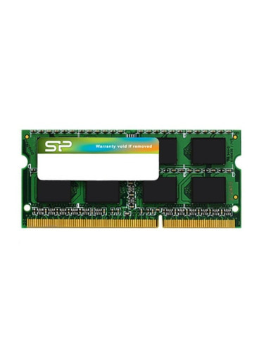 Памет 4GB DDR3L, 1600MHz, SO-DIMM, Silicon Power SP004GLSTU160N02, 1.35V