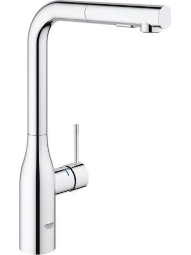 Кухненски кран Grohe Essence New με σπιράλ-Glossy silver