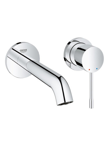 Тоалетна стенен кран Grohe Essence New-Length 18 cm.-Glossy silver