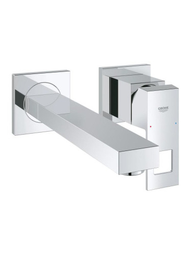 Тоалетна стенен кран Grohe Eurocube-Length 23 cm.-Glossy silver