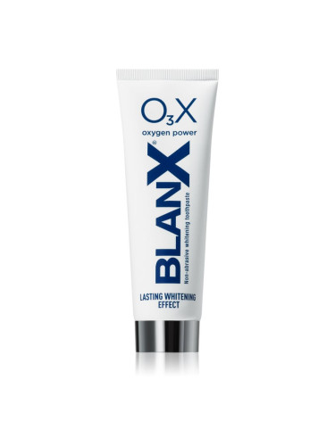 BlanX O3X Toothpaste натурална паста за зъби за щадящо избелване и защита на зъбния емайл 75 мл.