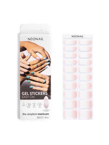 NEONAIL Easy On Gel Stickers Стикери за нокти с използване на UV/LED лампа цвят M09 20 бр.
