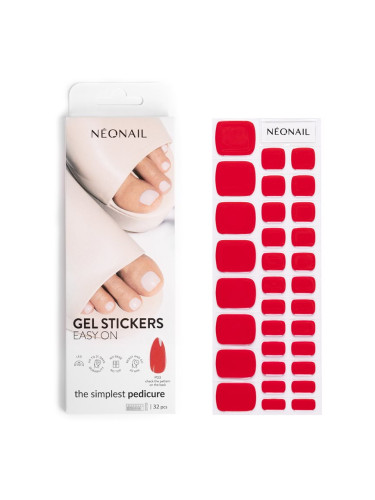 NEONAIL Easy On Gel Stickers Стикери за нокти за крака цвят P03 32 бр.