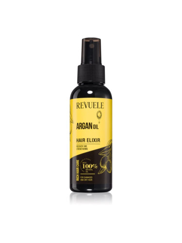 Revuele Argan Oil Hair Elixir защитен спрей за суха и увредена коса 120 мл.