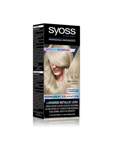 Syoss Color Metallic Collection перманентната боя за коса цвят 9-53 Silver Blush 1 бр.