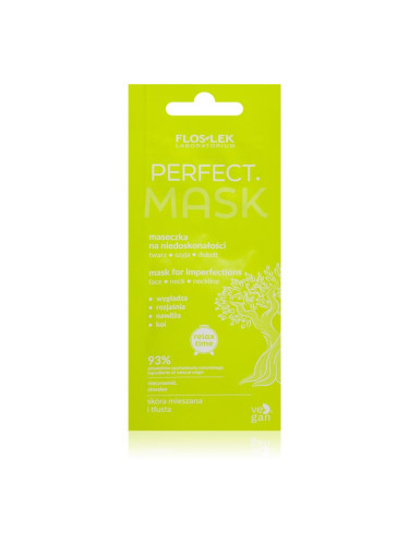 FlosLek Laboratorium Perfect почистваща маска за лице за кожа с несъвършенства 6 мл.