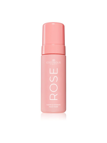 COCOSOLIS ROSE Clean & Hydrate Face Foam почистваща пяна за лице с хидратиращ ефект 150 мл.