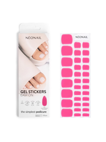 NEONAIL Easy On Gel Stickers Стикери за нокти с използване на UV/LED лампа цвят P02 32 бр.