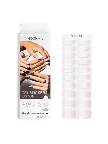 NEONAIL Easy On Gel Stickers Стикери за нокти с използване на UV/LED лампа цвят M12 20 бр.