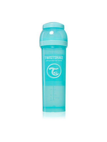 Twistshake Anti-Colic TwistFlow бебешко шише Blue 4 m+ 330 мл.