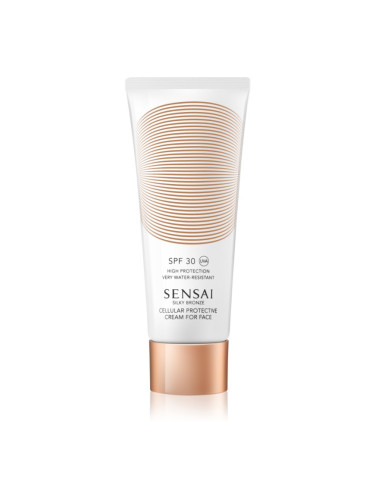 Sensai Silky Bronze Cellular Protective Cream крем за загар против бръчки SPF 30 50 мл.