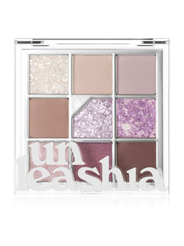 Unleashia Glitterpedia Eye Palette палитра сенки за очи цвят No.4 All of Lavender Fog 6.2 гр.