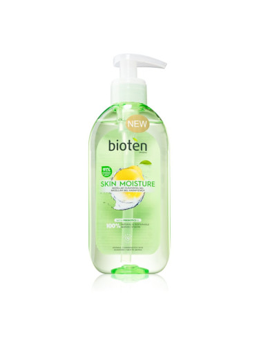 Bioten Skin Moisture мицеларен почистващ гел за нормална към смесена кожа за ежедневна употреба 200 мл.