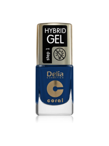 Delia Cosmetics Coral Hybrid Gel гел лак за нокти без използване на UV/LED лампа цвят 127 11 мл.
