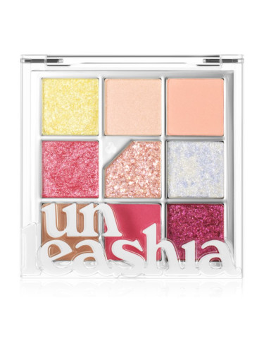 Unleashia Glitterpedia Eye Palette палитра сенки за очи цвят No.7 All of Peach Ade 6.2 гр.
