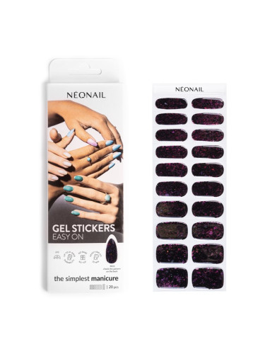 NEONAIL Easy On Gel Stickers Стикери за нокти с използване на UV/LED лампа цвят M03 20 бр.