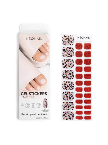 NEONAIL Easy On Gel Stickers Стикери за нокти с използване на UV/LED лампа цвят P01 32 бр.