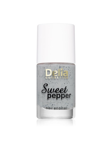 Delia Cosmetics Sweet Pepper Black Particles лак за нокти цвят 01 Cloudy 11 мл.