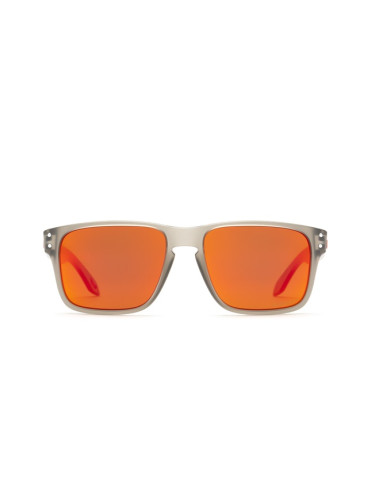 Oakley Holbrook XS OJ 9007 03 53 - правоъгълна слънчеви очила, детски, сиви, огледални