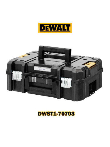 Куфар за инструменти 440x333x162 мм, DeWALT DWST1-70703 Tstak II, метални закопчалки