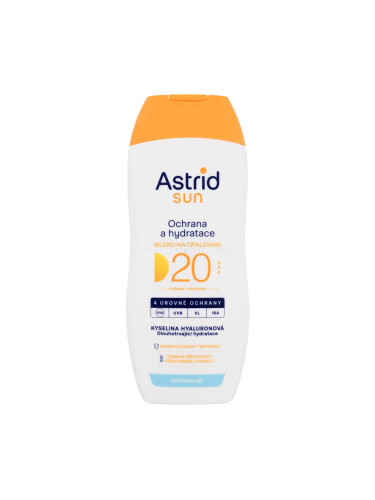 Astrid Sun Moisturizing Suncare Milk SPF20 Слънцезащитна козметика за тяло 200 ml