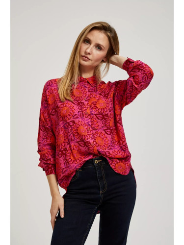 Women's shirt MOODO - dark pink