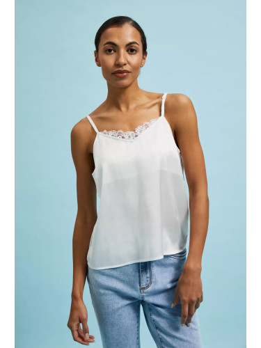 Marisse Women's Shirt L-Ko-4328 Off White