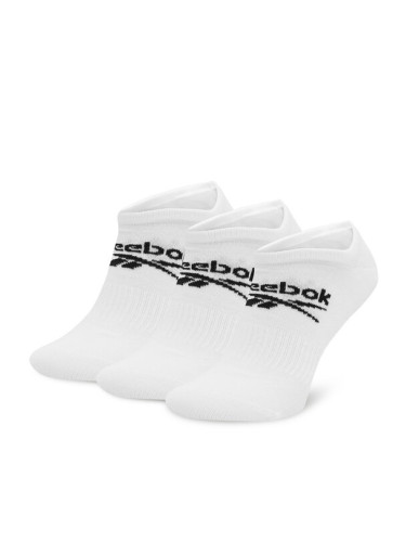 Reebok Комплект 3 чифта къси чорапи унисекс R0353-SS24 (3-pack) Бял