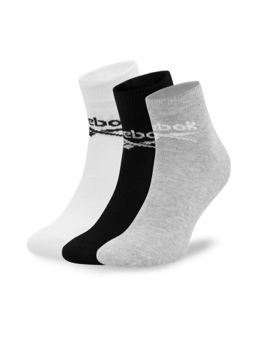Reebok Комплект 3 чифта дълги чорапи мъжки R0429-SS24 (3-pack) Цветен