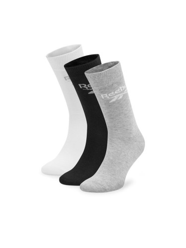 Reebok Комплект 3 чифта дълги чорапи мъжки R0367-SS24 (3-pack) Цветен