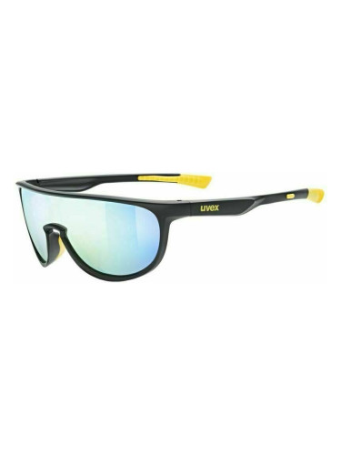 UVEX Sportstyle 515 Black Mat/Mirror Yellow Колоездене очила