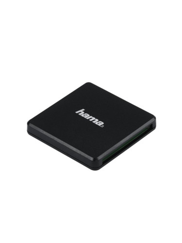 Четец за карти Hama Multi, USB 3.0, SD/SDHC/SDXC, microSD/microSDHC/microSDXC, CF, черен